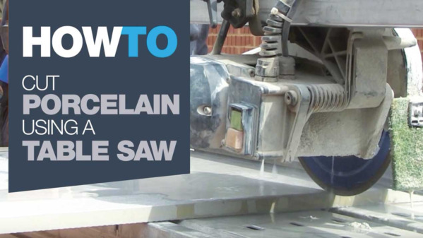 How To Cut Porcelain Paving With A Table Saw