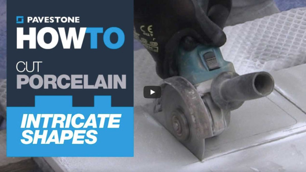 How To Cut Intricate Shapes in Porcelain Paving