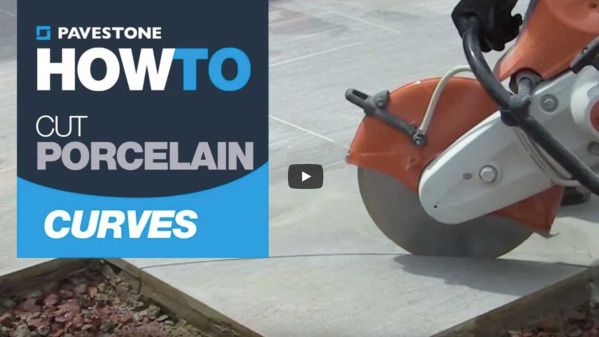 How To Cut Curves in Porcelain Paving