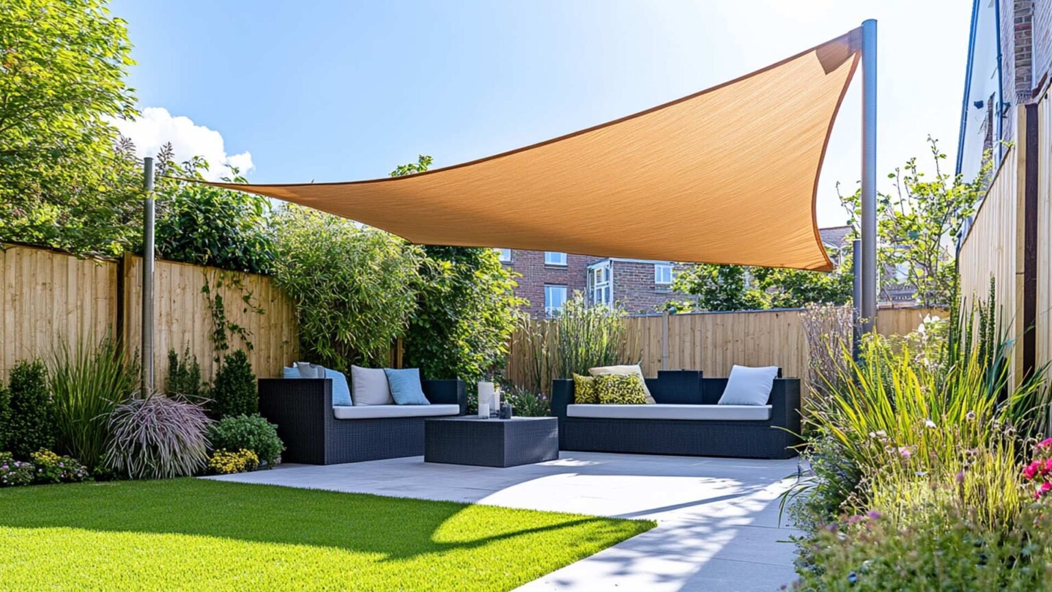 Small Garden Design Ideas - Shade Sails